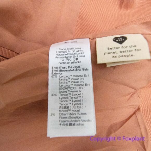 New! Madewell The Larsen Blazer in Drapeweave in rose, size S - Picture 16 of 16